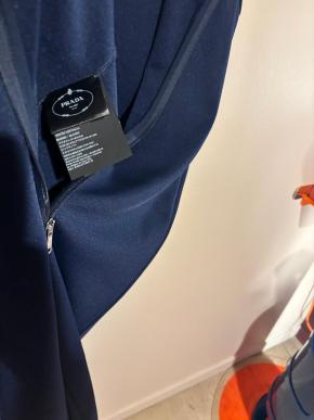 Prada Navy Blue Lycra Jumpsuit 8