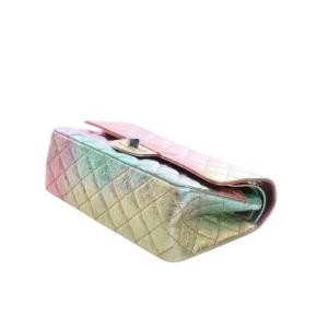 Chanel Metallic Quilted Goatskin Reissue 2.55 Double Flap 13