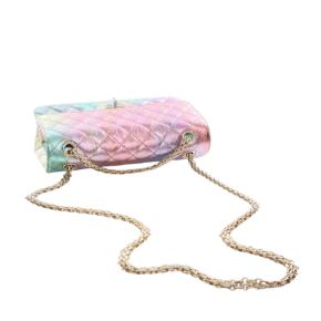 Chanel Metallic Quilted Goatskin Reissue 2.55 Double Flap 14