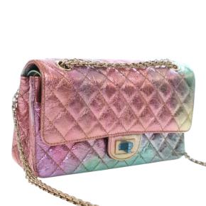 Chanel Metallic Quilted Goatskin Reissue 2.55 Double Flap 2