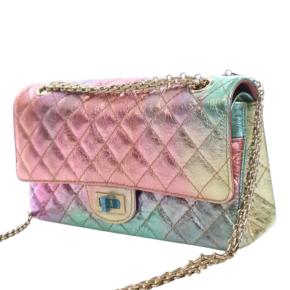 Chanel Metallic Quilted Goatskin Reissue 2.55 Double Flap 3