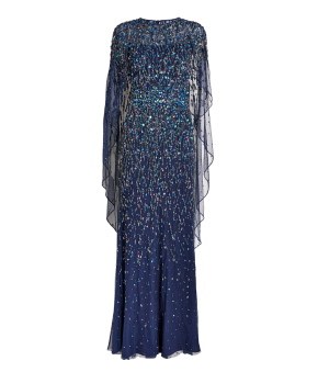 Jenny Packham Delphine Sequin-Embellished Gown Dress 2
