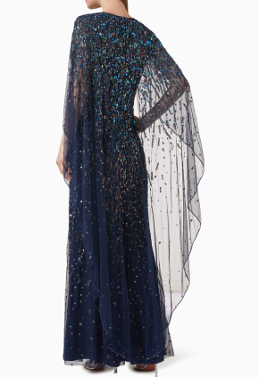 Jenny Packham Delphine Sequin-Embellished Gown Dress 4