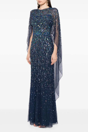 Jenny Packham Delphine Sequin-Embellished Gown Dress 6