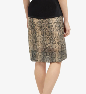 Sportmax Desio Snakeskin Mini Skirt 5