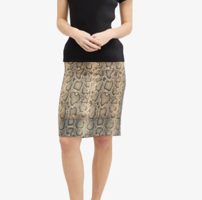 Sportmax Desio Snakeskin Mini Skirt 2