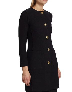 St. John Bouclé Twill Topper Jacket 4