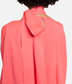 Elie Saab Pleated Silk Chiffon Gown 4