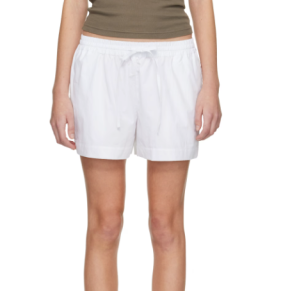 Matteau White Relaxed Shorts 5