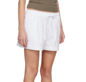 Matteau White Relaxed Shorts 3