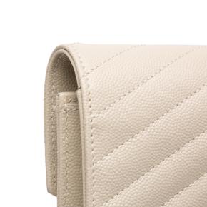 Saint Laurent Grain De Poudre Matelasse Cassandre Flap Pouch 8