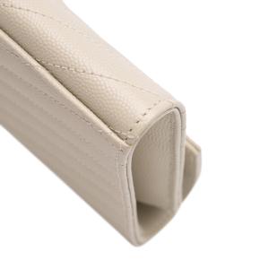 Saint Laurent Grain De Poudre Matelasse Cassandre Flap Pouch 9