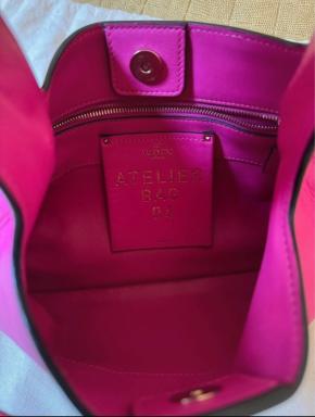 Valentino Pink Leather Ruffle Bag 5