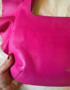 Valentino Pink Leather Ruffle Bag 9