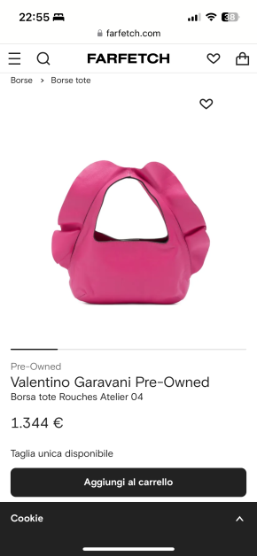 Valentino Pink Leather Ruffle Bag 2