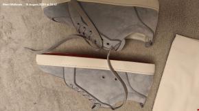 Louboutin Rantulow Orlato Sneakers in Suede Ice Blue 9