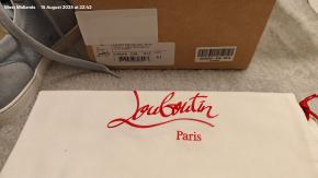 Louboutin Rantulow Orlato Sneakers in Suede Ice Blue 6