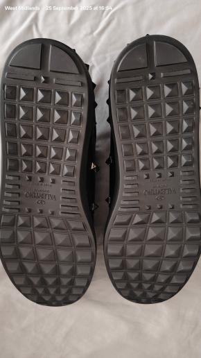 Valentino Black Rockstud Trainers 4