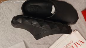 Valentino Black Rubber Slides 7
