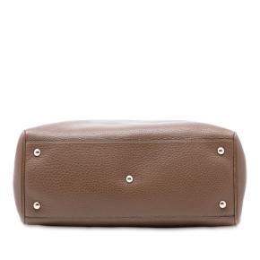 Gucci Tan Medium Calfskin Bamboo Shopper Satchel 3