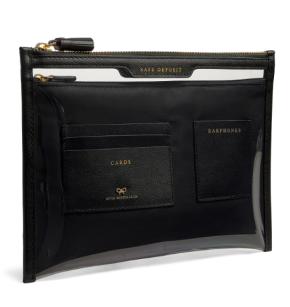 Anya Hindmarch Safe Deposit leather-trimmed PVC pouch 2