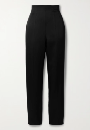 Khaite Lenn High-Rise Crepe Trousers 2