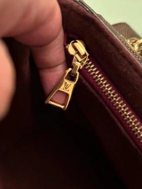 Louis Vuitton Coated Canvas and Leather Damier Ebene Vavin PM Shoulder Bag 6