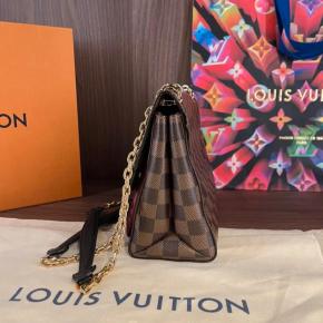 Louis Vuitton Coated Canvas and Leather Damier Ebene Vavin PM Shoulder Bag 5