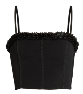 Mach & Mach Stretch Tulle Corset Top 2