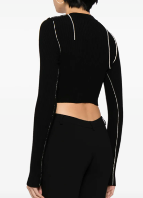 Off-White Ow Logo V-neck Cardigan 3