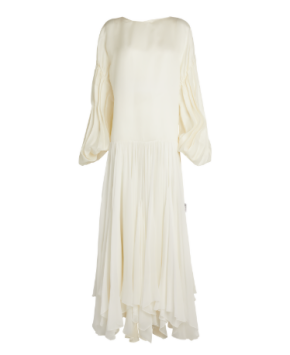 Khaite Valli Layered Silk Dress 2