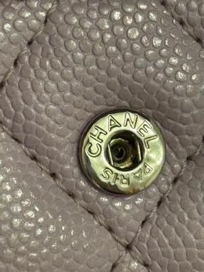 Chanel Lilac Caviar Card Holder 5