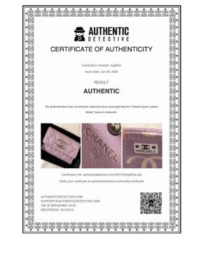 Chanel Lilac Caviar Card Holder 9