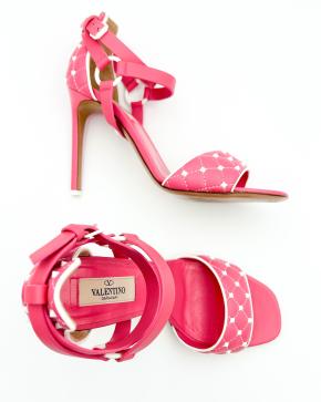 Valentino Pink Rockstud Sandals 3