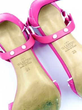 Valentino Pink Rockstud Sandals 6