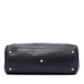 Gucci Black Medium Calfskin Bamboo Shopper Satchel 3