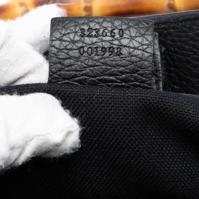 Gucci Black Medium Calfskin Bamboo Shopper Satchel 6