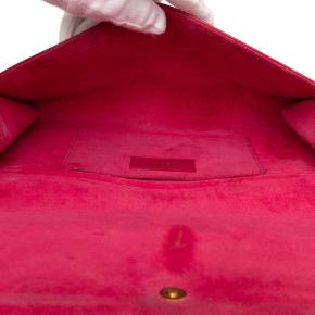 Saint Laurent Pink Leather Chyc Ligne Clutch 4