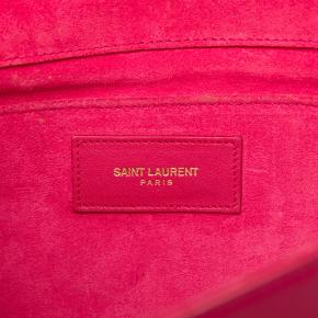 Saint Laurent Pink Leather Chyc Ligne Clutch 5