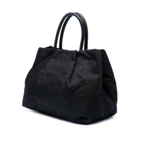 Prada Black Tessuto Fiocco Bow Tote 2