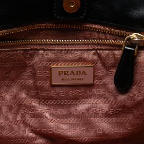 Prada Black Tessuto Fiocco Bow Tote 5
