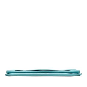 Hermes Turquoise Evercolor Pliplat Clutch 3