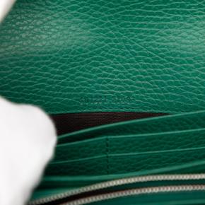Gucci Green Leather Dionysus Wallet on Chain 6
