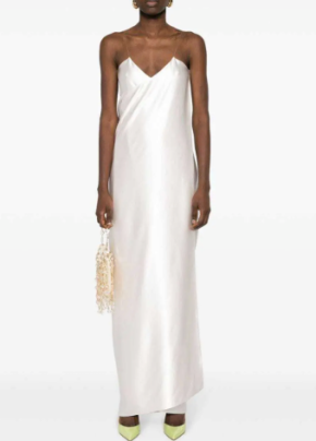 Magda Butrym  Silk Crepe Maxi Dress 5