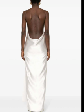 Magda Butrym Silk Crepe Maxi Dress 4