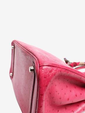 Hermes Pink Ostrich 2004 Birkin 30 2