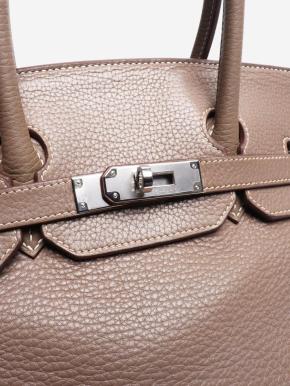 Hermes Etoupe Clemence 2008 Birkin 35 7