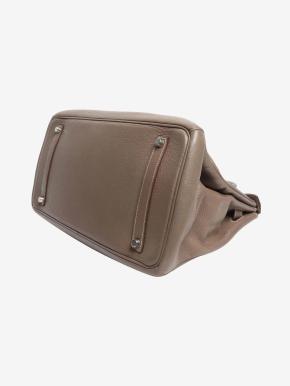 Hermes Etoupe Clemence 2008 Birkin 35 3