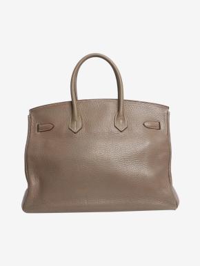 Hermes Etoupe Clemence 2008 Birkin 35 4