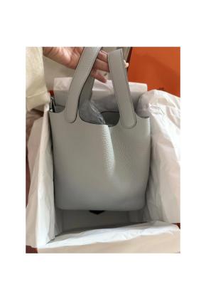 Hermes Bleu Pale Picotin 18 4